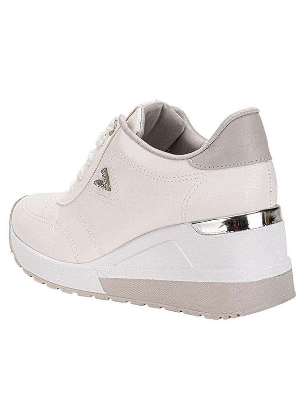 Via Marte - Tênis Feminino Via Marte 046010 - Branco/Cinza 3
