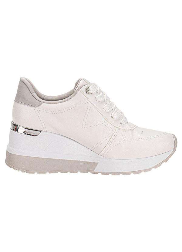 Via Marte - Tênis Feminino Via Marte 046010 - Branco/Cinza 5