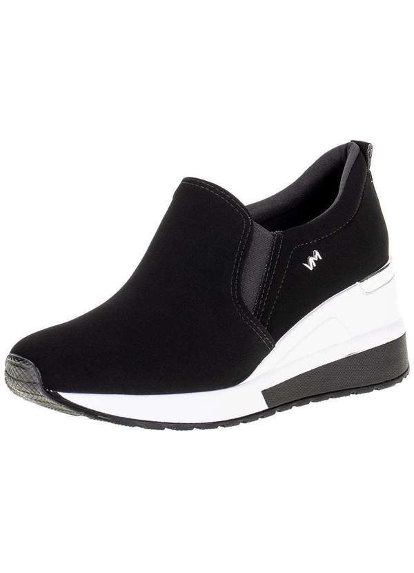 Via Marte - Tênis Feminino Via Marte - 231901 - Preto/Nobuck