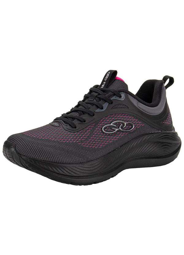 Olympikus - Tênis Feminino Vibe Olympikus 43697386 Preto/Rosa