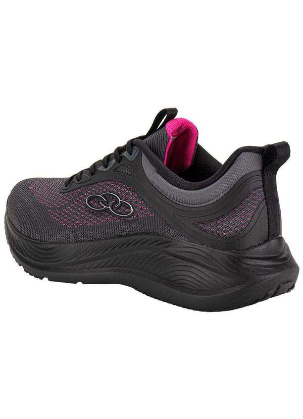 Olympikus - Tênis Feminino Vibe Olympikus 43697386 Preto/Rosa 3