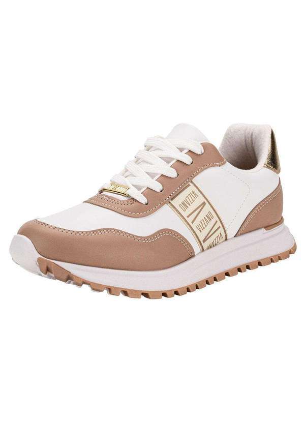 Vizzano - Tênis Feminino Vizzano 1429103 - Branco/Bege