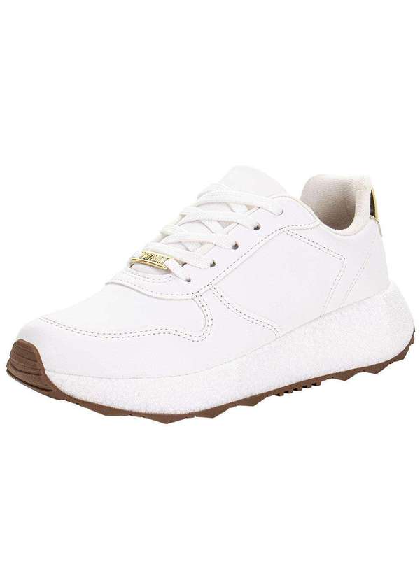 Vizzano - Tênis Feminino Vizzano 1452100 Branco/Dourado