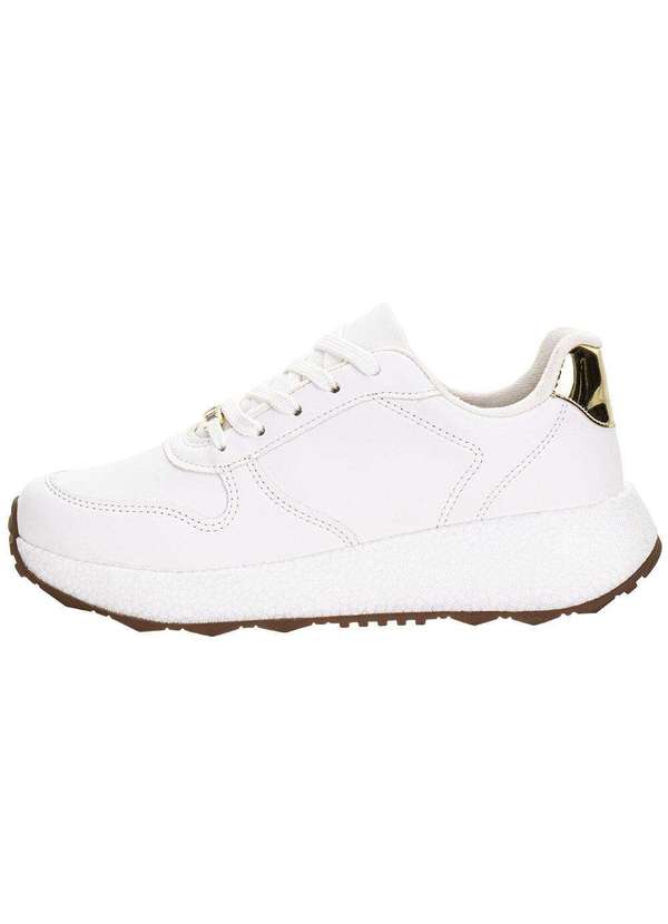 Vizzano - Tênis Feminino Vizzano 1452100 Branco/Dourado 2