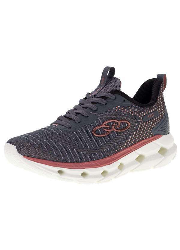 Olympikus - Tênis Feminino Volt Olympikus - 162 - Cinza/Rosa
