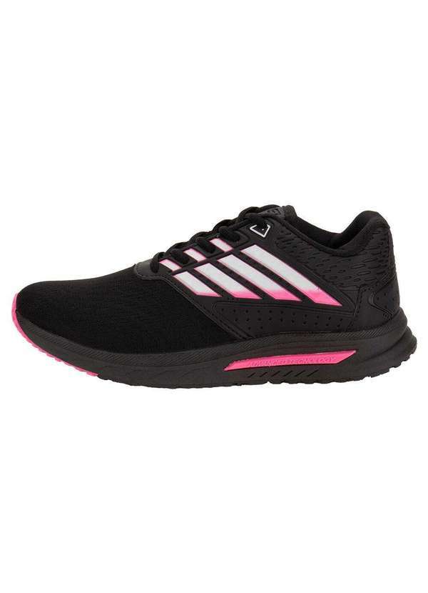 Zeuz - Tênis Feminino Zeuz 92kx-A - Preto/Rosa 2