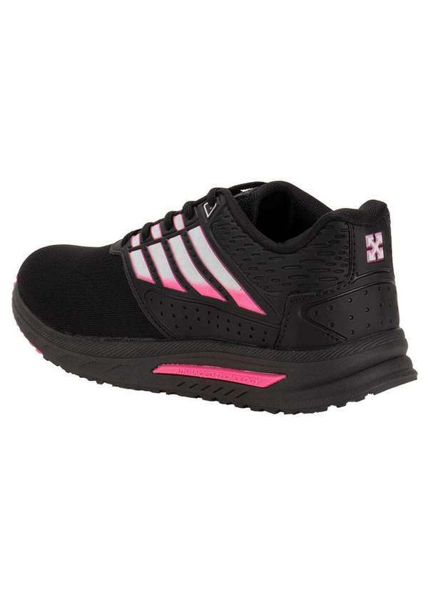 Zeuz - Tênis Feminino Zeuz 92kx-A - Preto/Rosa 3