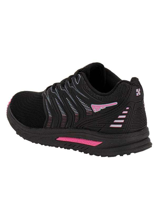 Zeuz - Tênis Feminino Zeuz 97rx-A Preto/Rosa 3