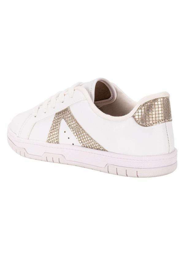 Molekinha - Tênis Infantil Molekinha 2562112 - Branco/Dourado 3