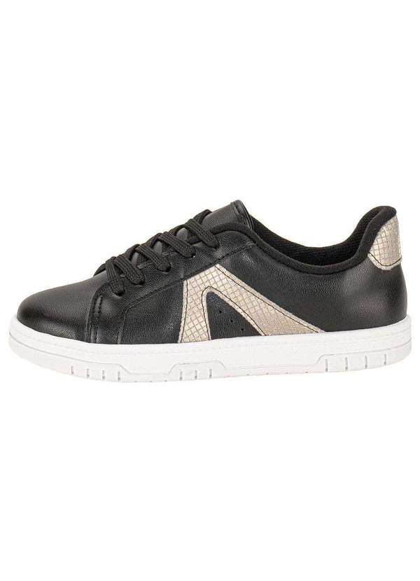 Molekinha - Tênis Infantil Molekinha 2562112 - Preto/Dourado 2