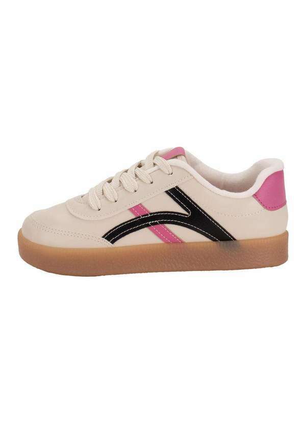 Molekinha - Tênis Infantil Molekinha 2582103 - Bege/Preto 2