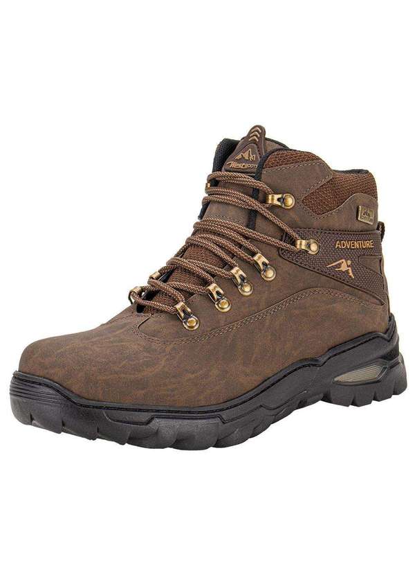 West Line - Bota Masculina Adventure West Line 181 - Café