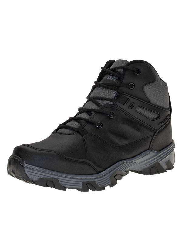 Wonder - Bota Masculina Adventure Wonder - 1020 - Preto 02
