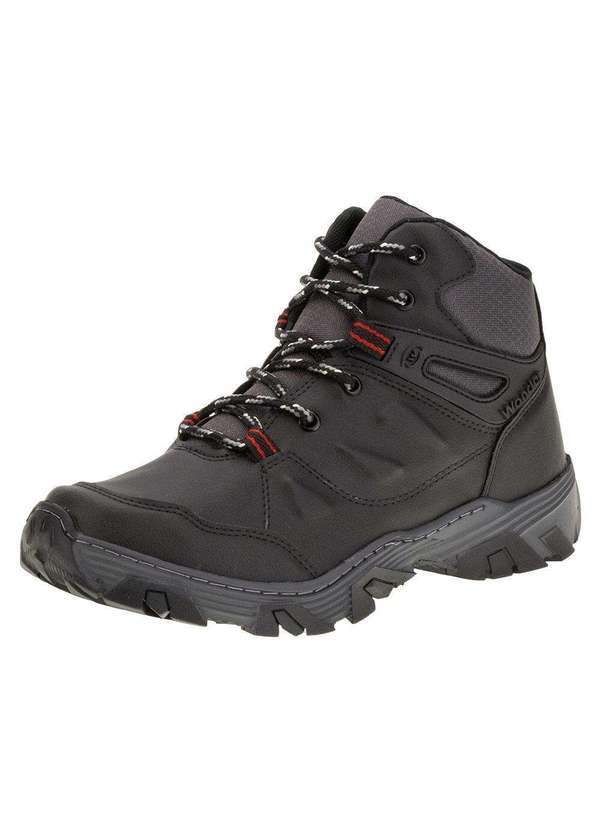 Wonder - Bota Masculina Adventure Wonder - 1020 - Preto