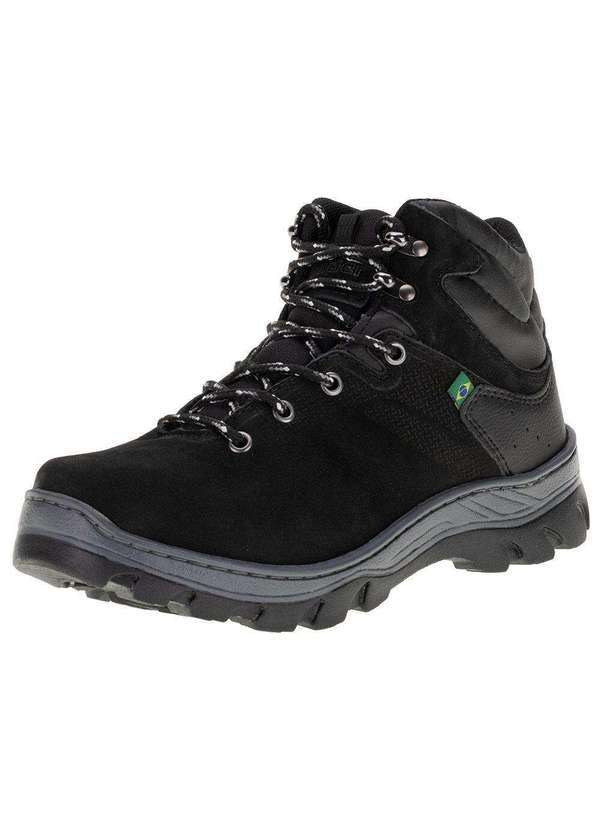Wonder - Bota Masculina Adventure Wonder - 2048 - Preto/Nobuck