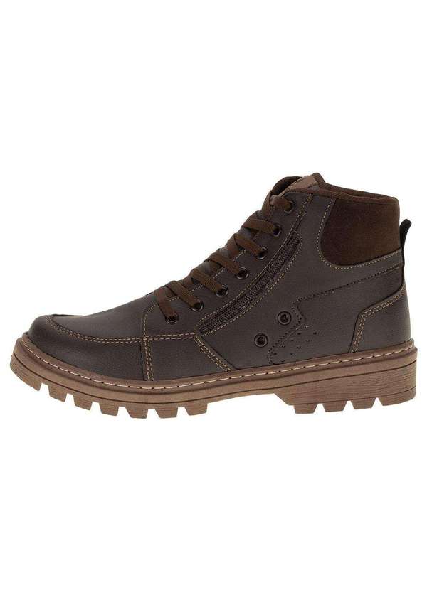 Confort Way - Bota Masculina Coturno Confort Way - C225 - Café 2