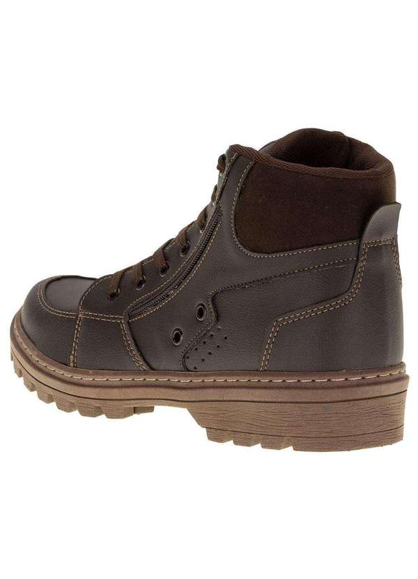 Confort Way - Bota Masculina Coturno Confort Way - C225 - Café 3