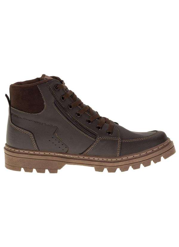 Confort Way - Bota Masculina Coturno Confort Way - C225 - Café 5