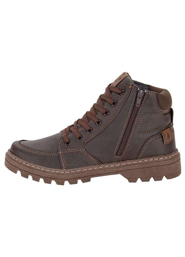Confort Way - Bota Masculina Coturno Confort Way C2404 - Café 2