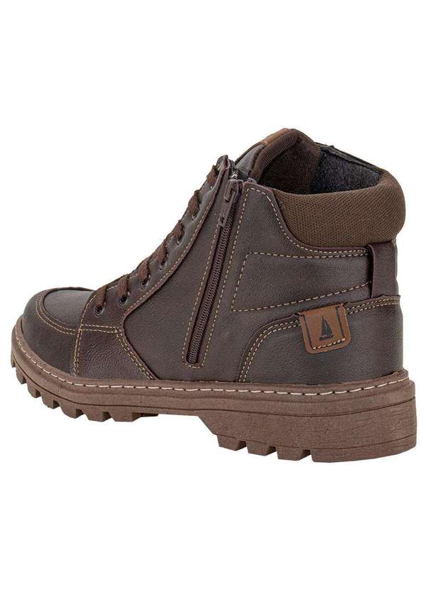 Confort Way - Bota Masculina Coturno Confort Way C2404 - Café 3