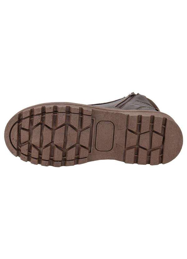 Confort Way - Bota Masculina Coturno Confort Way C2404 - Café 4