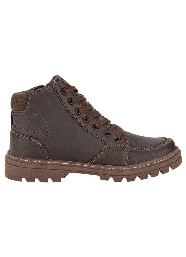 Confort Way - Bota Masculina Coturno Confort Way C2404 - Café 5