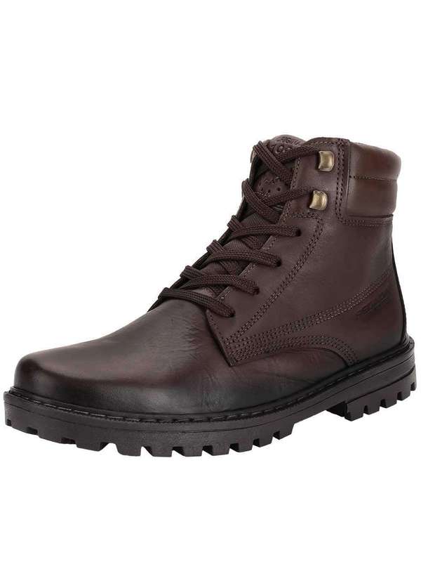 Pegada - Bota Masculina Coturno Pegada 181553 - Café
