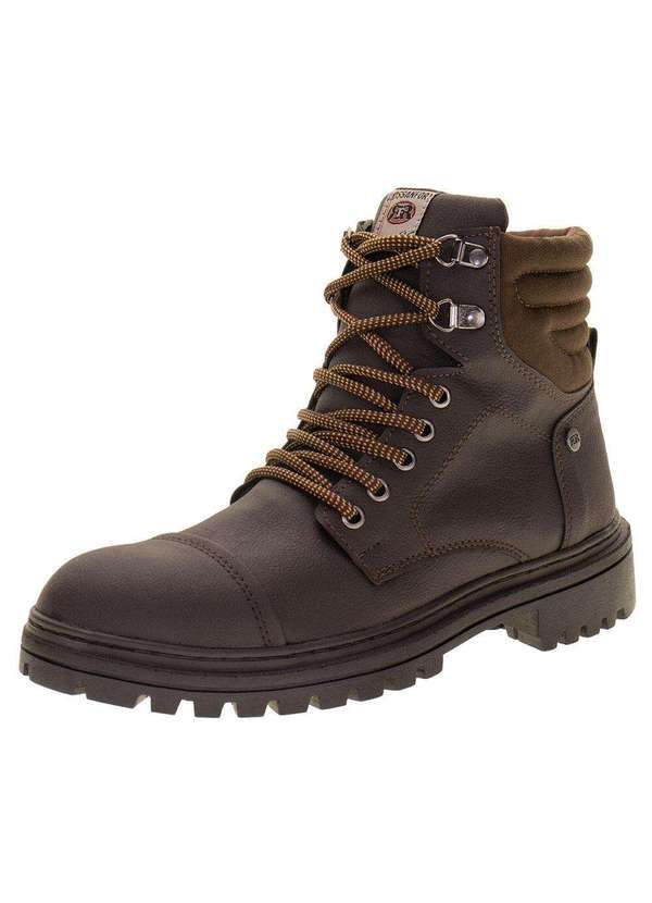 Rossanfort - Bota Masculina Coturno Rossanfort 1842 - Café
