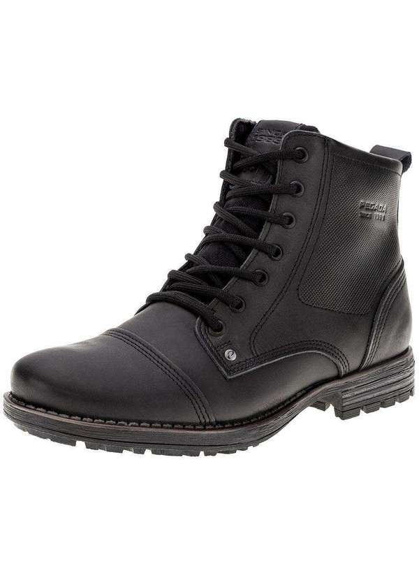 Pegada - Coturno Masculino Pegada - 180744 - Preto