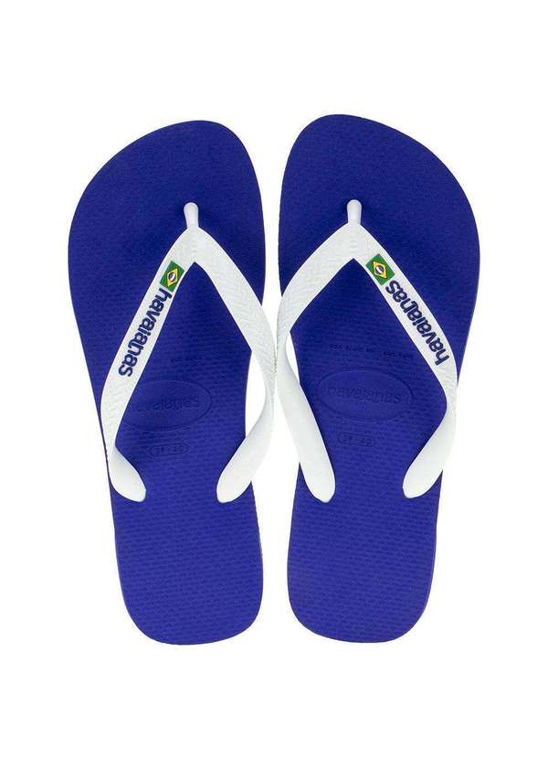 Havaianas - Chinelo Brasil Logo Havaianas - 4110850 - Azul/Branco