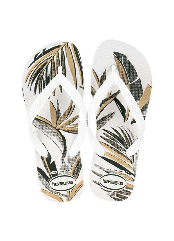 Havaianas - Chinelo Masculino Aloha Havaianas 4111355 - Branco/Verde