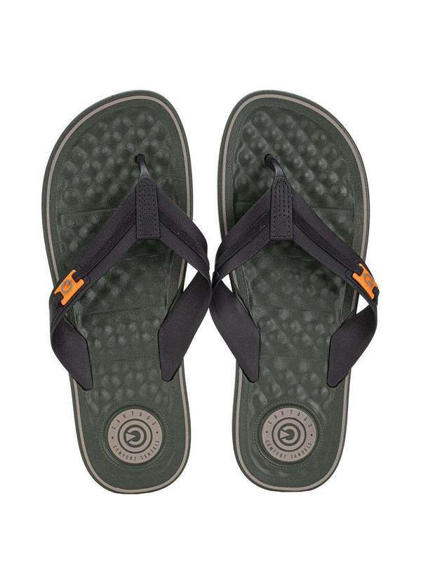 Cartago - Chinelo Masculino Arizona Cartago 12212 - Preto/Verde