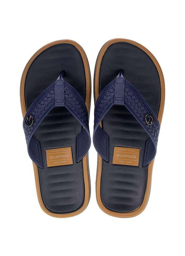 Cartago - Chinelo Masculino Coimbra Ii Cartago 12285 - Marinho