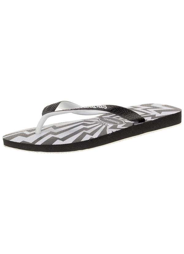 Havaianas - Chinelo Masculino Crash Mix Havaianas - 4147884 - Preto/Branco 2