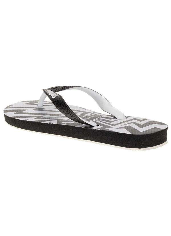 Havaianas - Chinelo Masculino Crash Mix Havaianas - 4147884 - Preto/Branco 4