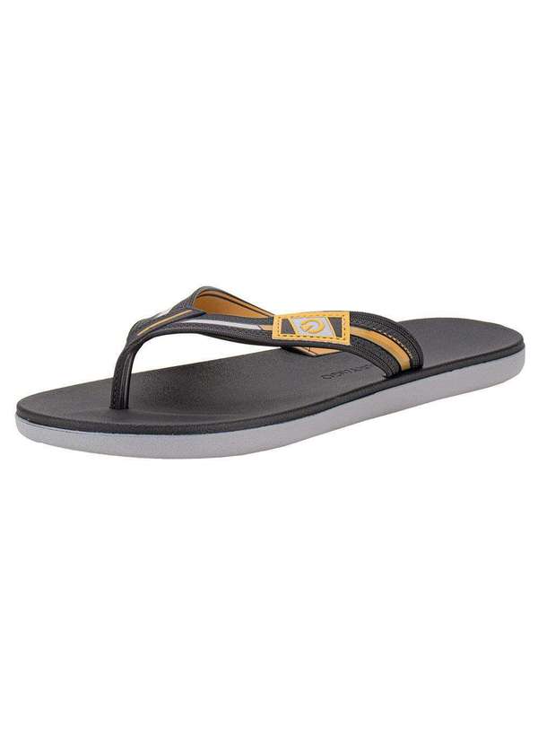 Cartago - Chinelo Masculino Dublin Ii Cartago 12268 - Preto/Bege 3