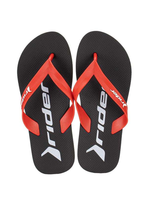 Rider - Chinelo Masculino Feel Rider - 12303 - Preto/Vermelho 01