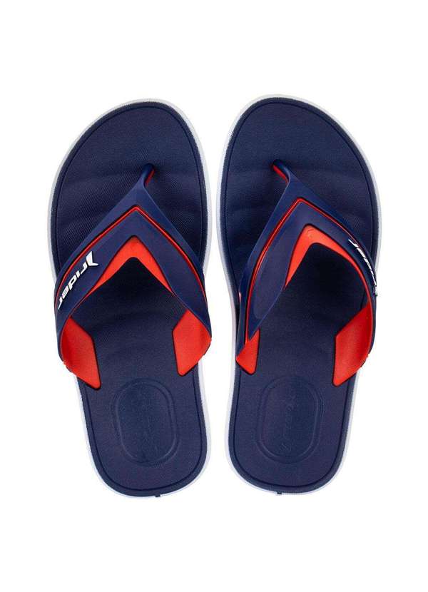Rider - Chinelo Masculino Free Iii Rider 12455 - Azul/Vermelho