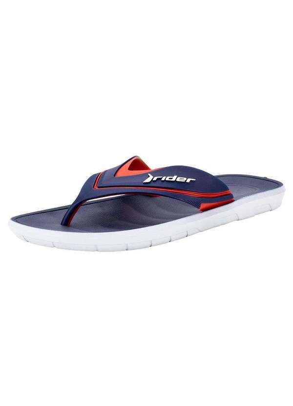 Rider - Chinelo Masculino Free Iii Rider 12455 - Azul/Vermelho 2
