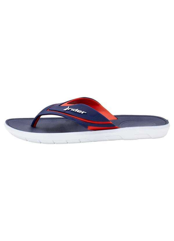 Rider - Chinelo Masculino Free Iii Rider 12455 - Azul/Vermelho 3