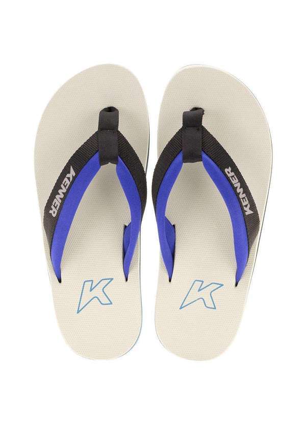 Kenner - Chinelo Masculino Kinno Kenner - Der-02 - Azul/Preto