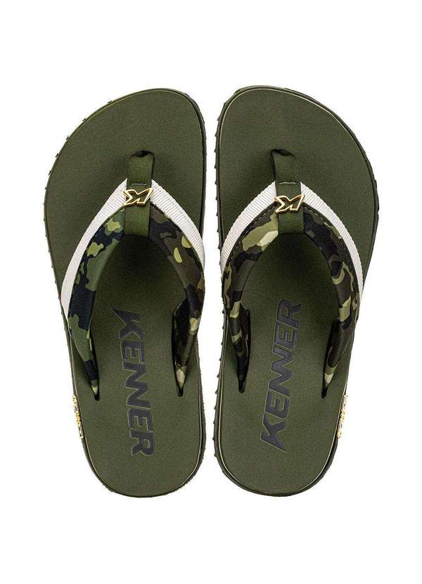 Kenner - Chinelo Masculino Kivah Colors Kenner Eds Oliva 1