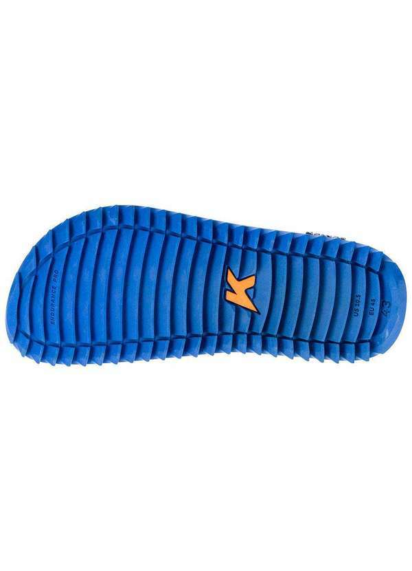 Kenner - Chinelo Masculino Kivah Cushy Kenner - Tkh - Preto/Azul 01 5