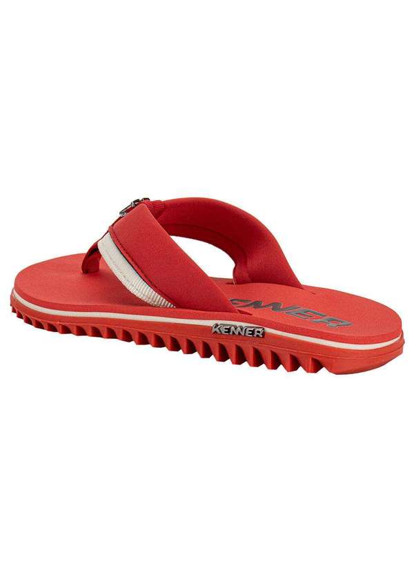 Kenner - Chinelo Masculino Kivah Kenner Dsm - Vermelho 4