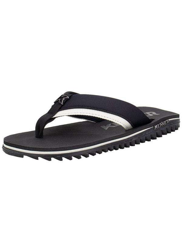 Kenner - Chinelo Masculino Kivah Kenner Dsm Preto/Branco 2