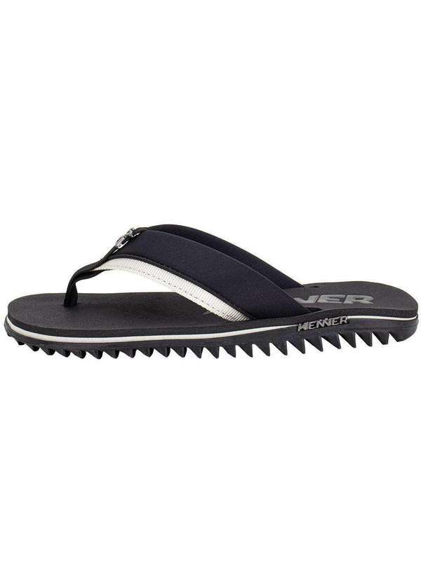 Kenner - Chinelo Masculino Kivah Kenner Dsm Preto/Branco 3