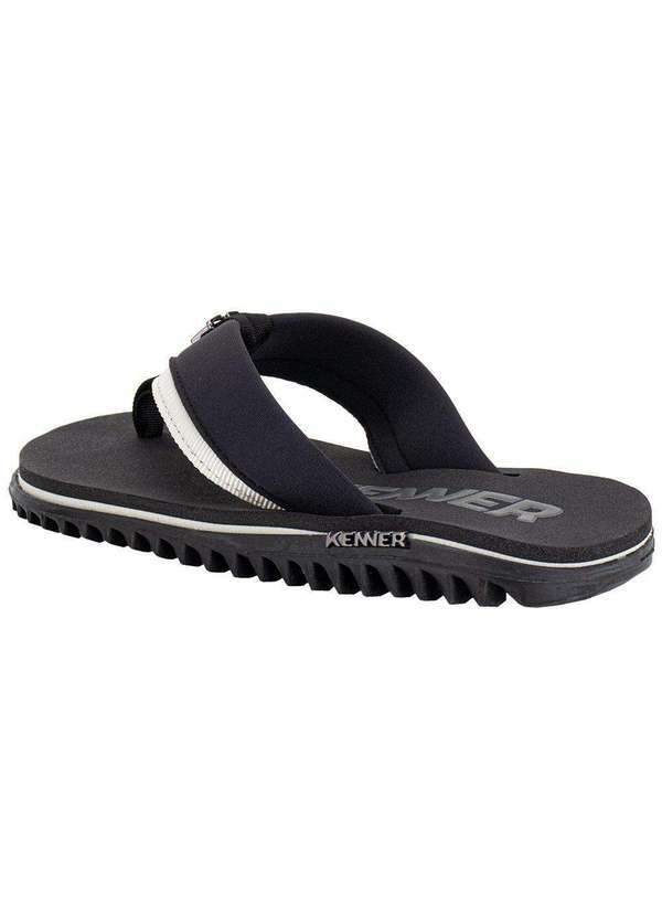 Kenner - Chinelo Masculino Kivah Kenner Dsm Preto/Branco 4