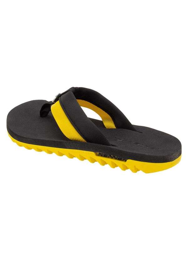 Kenner - Chinelo Masculino Kivah Kenner - Hxc - Preto/Amarelo 4