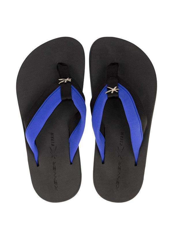 Kenner - Chinelo Masculino Kivah Kenner - Hxc - Preto/Azul