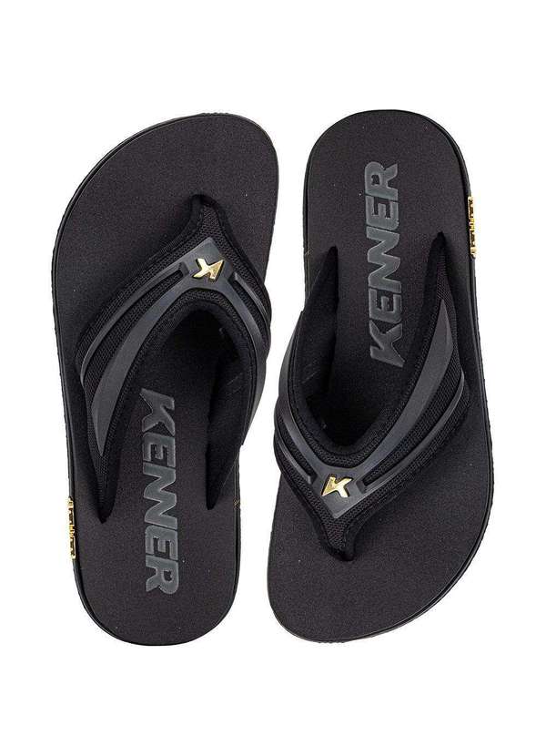 Kenner - Chinelo Masculino Kivah New Force Kenner Dti Preto